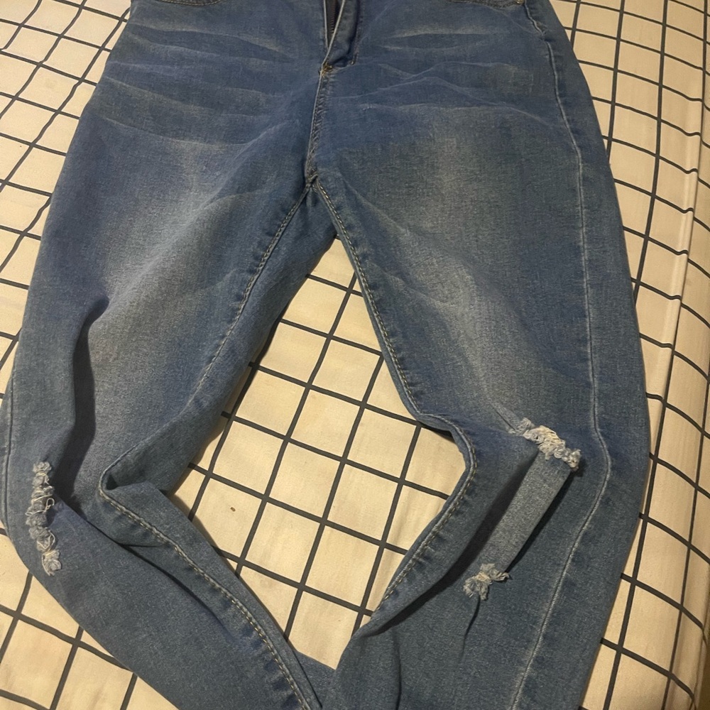 Women's Blue Skinny Jeans